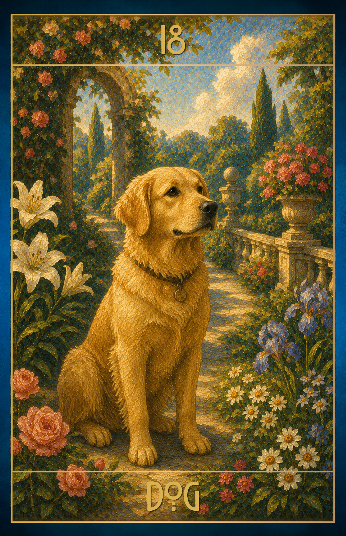 Art Deco Lenormand Oracle Cards – 36 Cards with QR Guidance