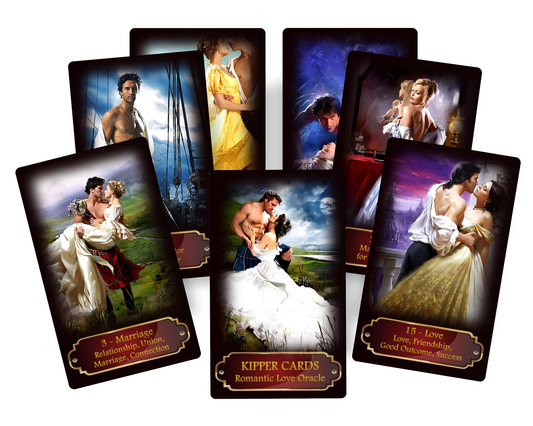 Kipper cards. Extended version oracle deck. Romantic Love oracle.
