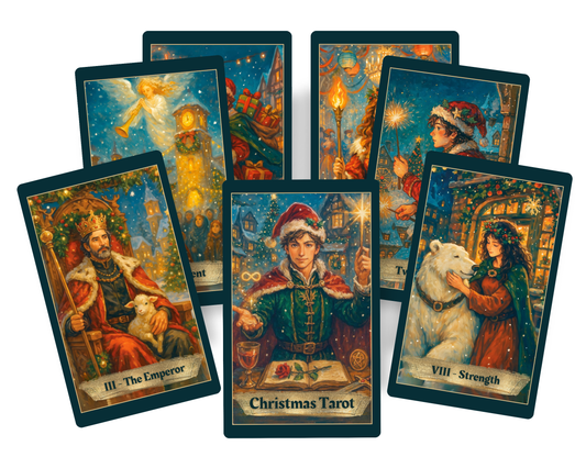 Christmas Tarot Cards Deck – 78-Card Holiday Tarot