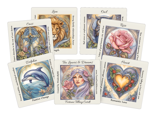 Tea Leaves & Dreams Oracle Cards – 124 Cards