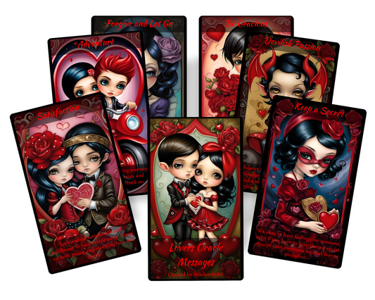 Lovers Oracle Card Deck: Handmade Fortune Telling Cards