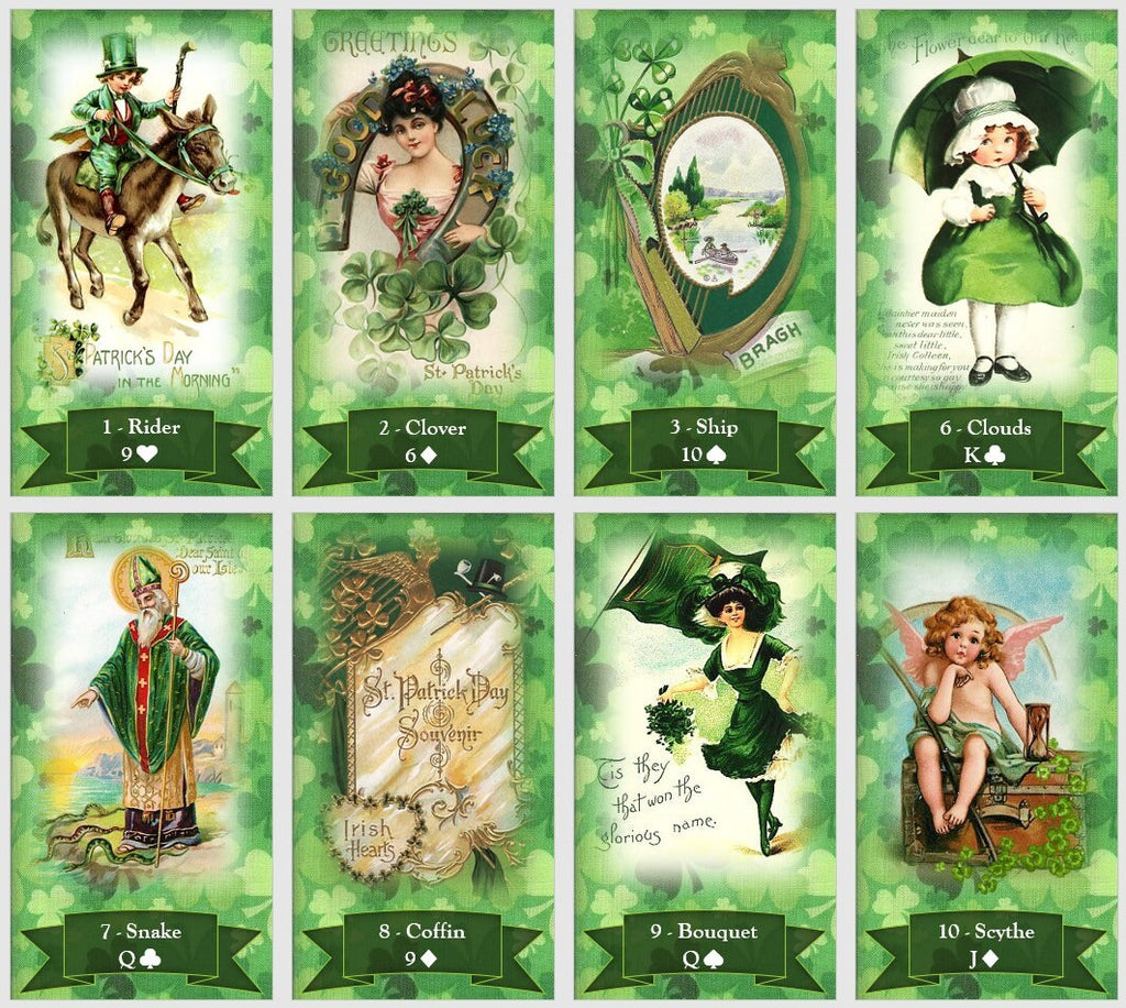 St.Patrick Day Lenormand Oracle deck