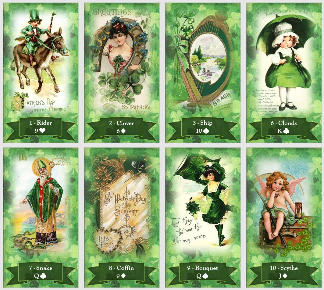 St.Patrick Day Lenormand Oracle deck