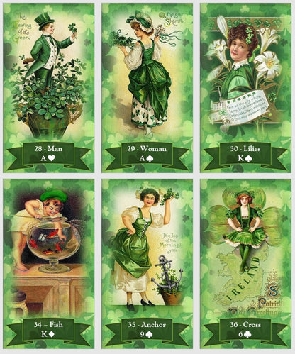 St.Patrick Day Lenormand Oracle deck