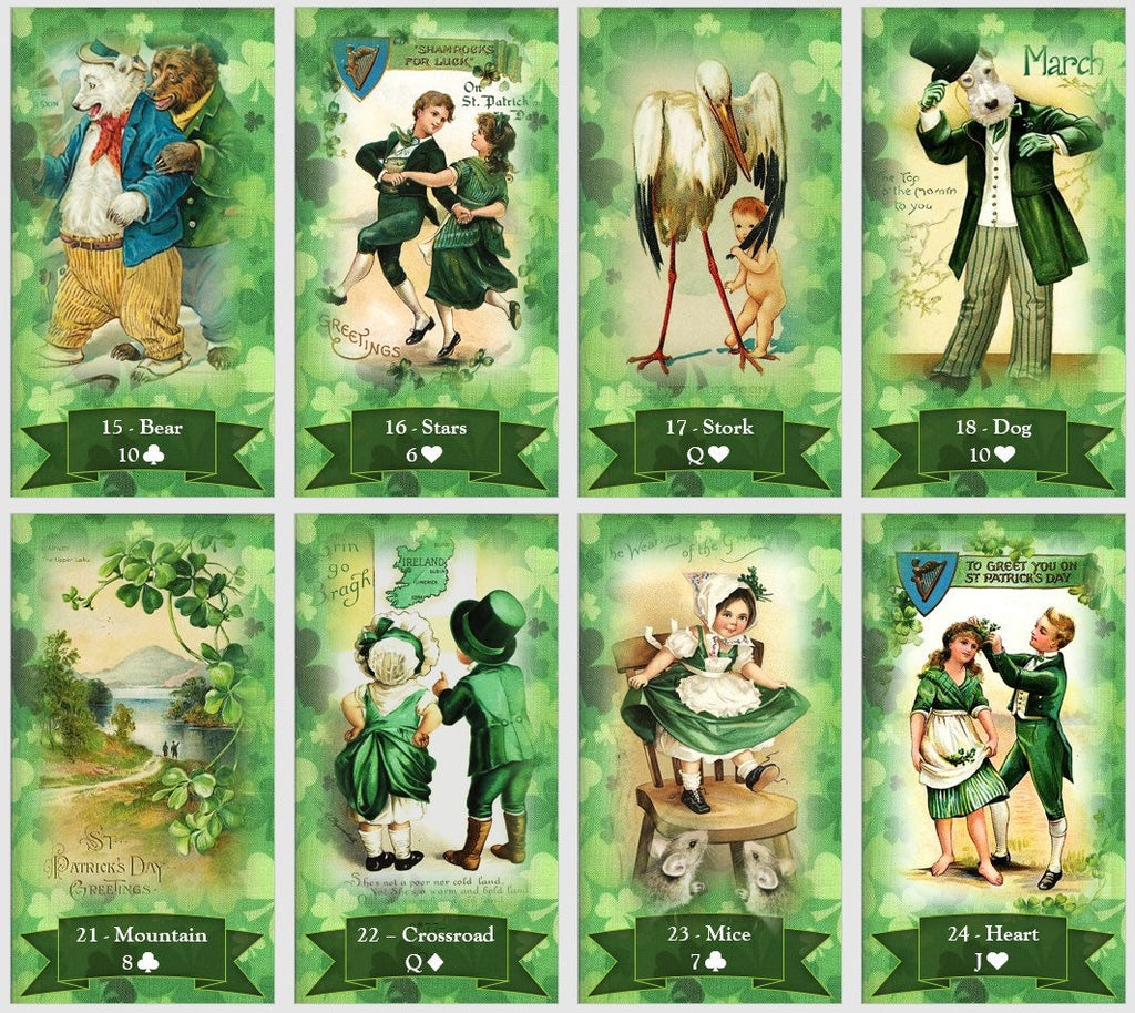 St.Patrick Day Lenormand Oracle deck