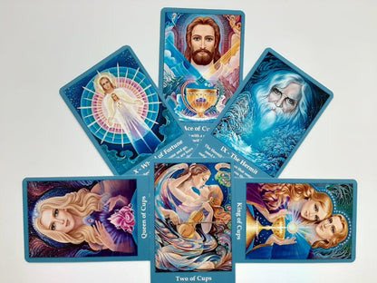 Heaven Faith Tarot deck. Wisdom messages tarot