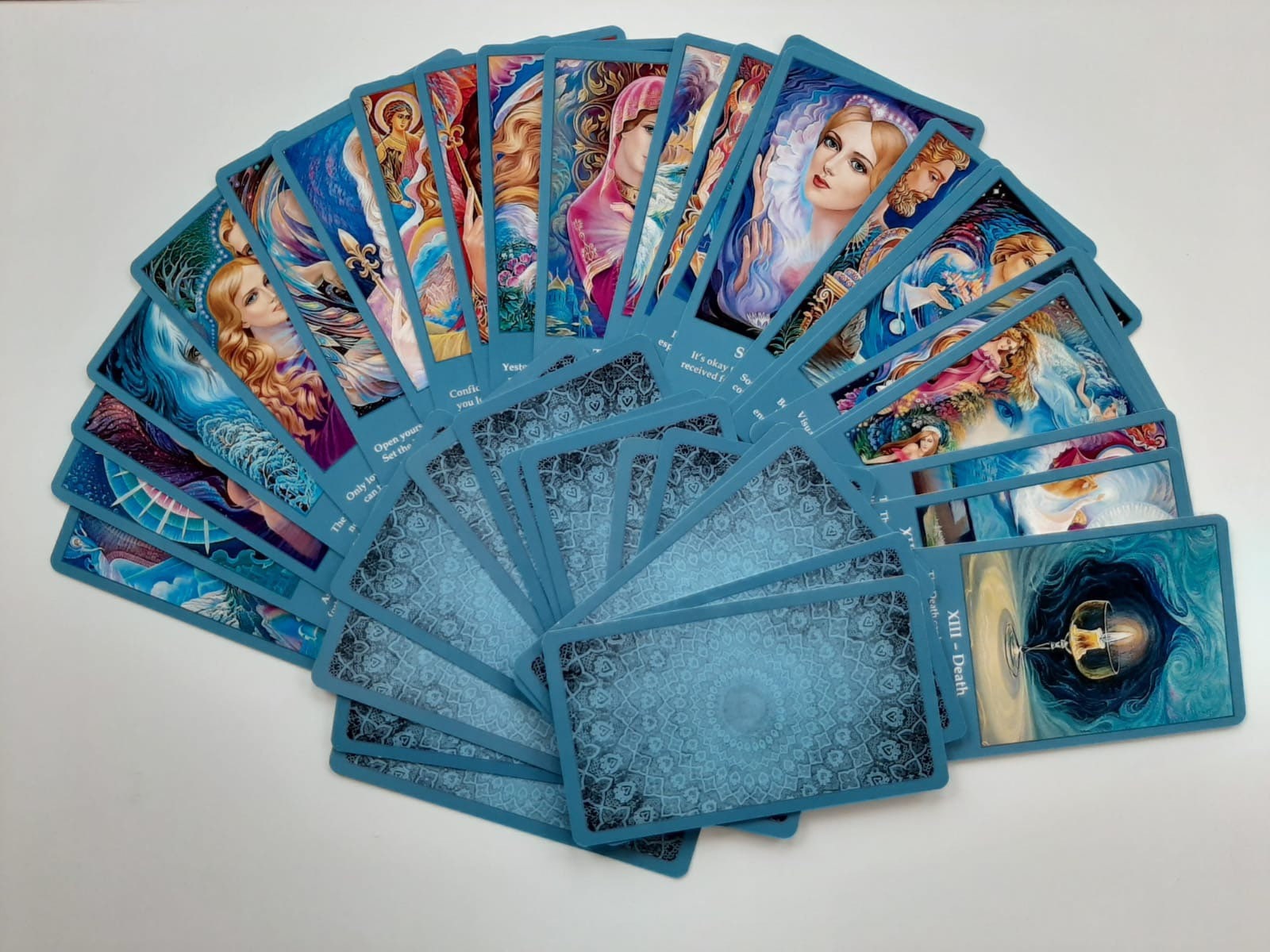 Heaven Faith Tarot deck. Wisdom messages tarot