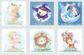 Cute Animal Tarot deck. Cartoon tarot