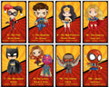 Heroes vs Villains Tarot Deck: Comic & Movie Inspired, Handmade