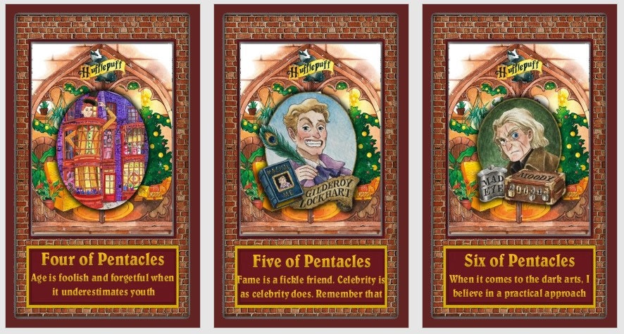 Wizard World Tarot deck. Magic school tarot cards