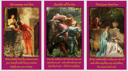 Romance Angels oracle deck. Love oracle cards