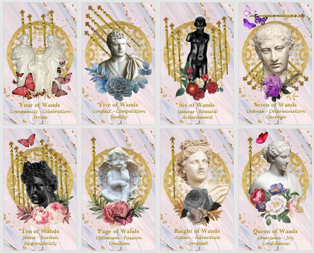 Ancient Revival Tarot deck. Greek and Roman magic rebirth tarot cards