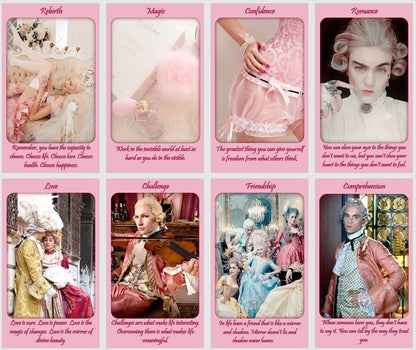 Marie Antoinette Wisdom Oracle – Elegant Rococo Era Oracle
