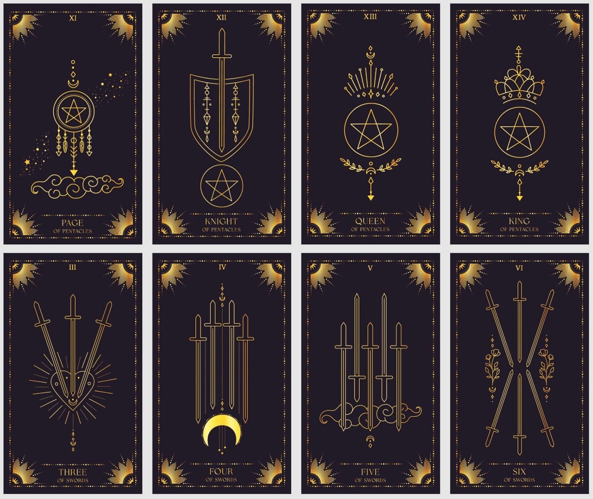 Starry Night Tarot Deck: Handmade Fortune Telling Cards