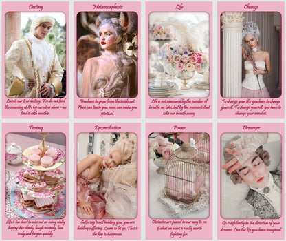 Marie Antoinette Wisdom Oracle – Elegant Rococo Era Oracle