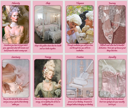 Marie Antoinette Wisdom Oracle – Elegant Rococo Era Oracle
