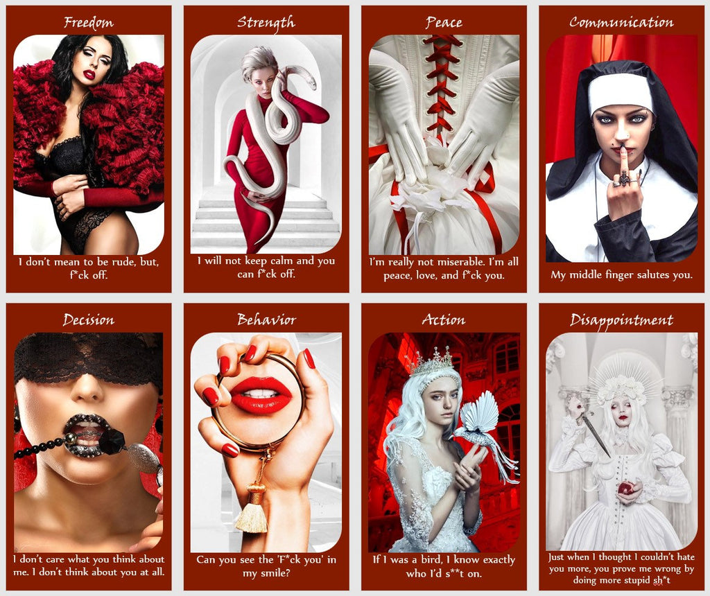 Rude Awakening Oracle Deck: Affirmation & Fortune Telling Cards