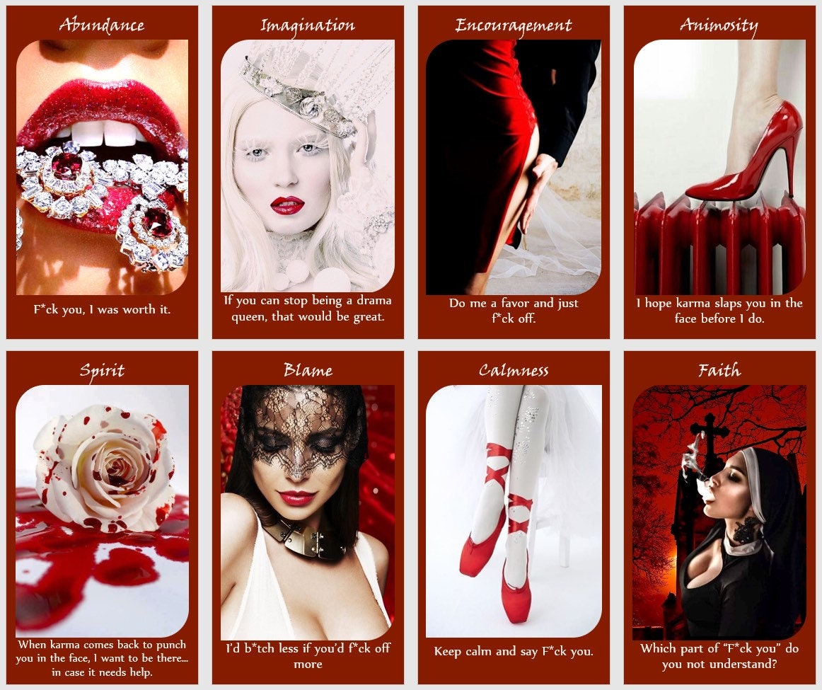 Rude Awakening Oracle Deck: Affirmation & Fortune Telling Cards