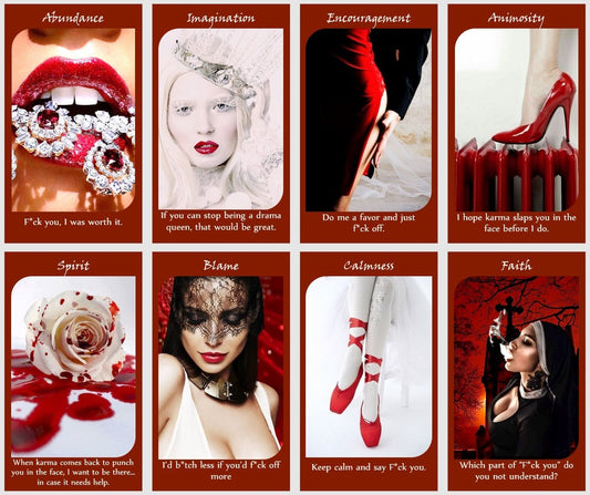 Jeu de cartes Oracle Rude Awakening : Cartes d'affirmation et de divination