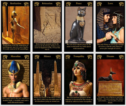 Egyptian God oracle deck. Eye of Horus  oracle cards