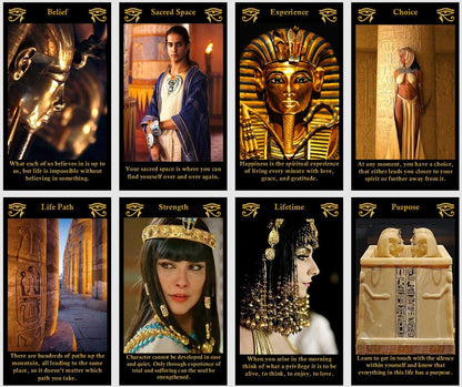 Egyptian God oracle deck. Eye of Horus  oracle cards