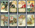Happy New Year Tarot deck. Vintage tarot