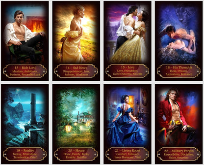Kipper cards. Extended version oracle deck. Romantic Love oracle.