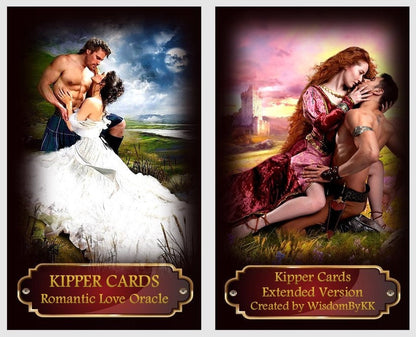 Kipper cards. Extended version oracle deck. Romantic Love oracle.
