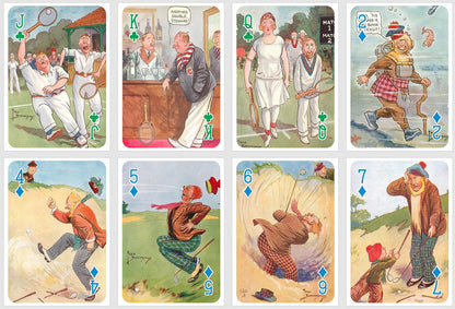 Scottish Lifestyle playing cards. Poker and Bridge cards. Vintage