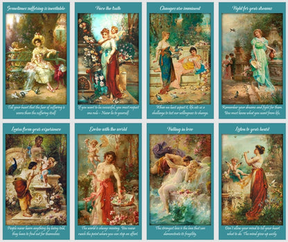 Dreamland Angel oracle deck.  Romantic Love oracle cards