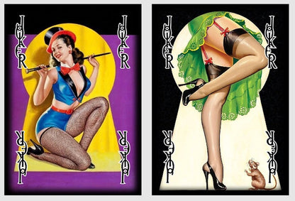 Pin Up Girls playing cards. Peter Driben Poker and Bridge cards