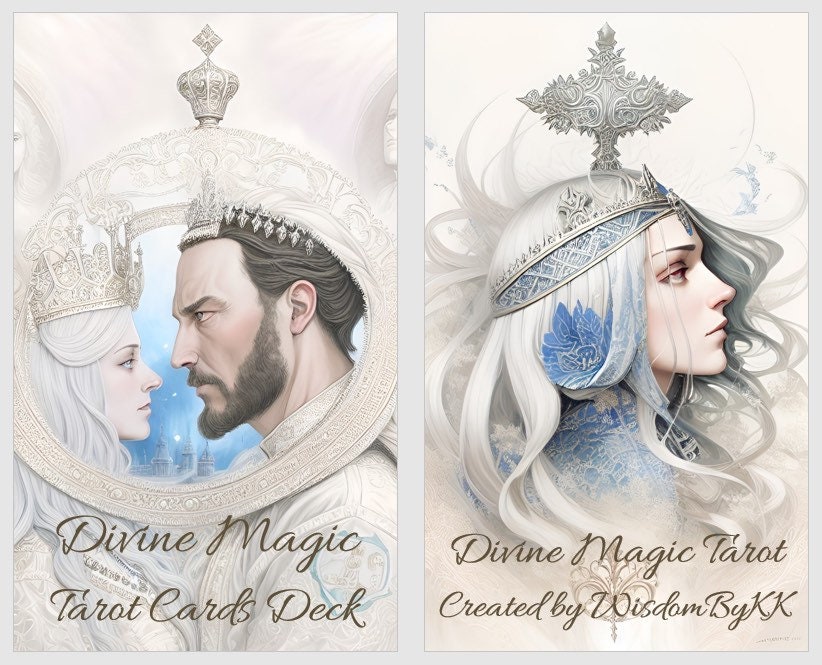 Divine Magic Tarot deck. Renaissance Purity and Innocence Tarot