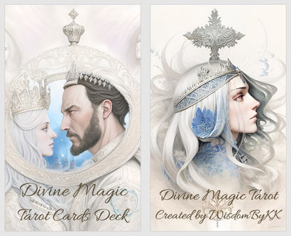 Divine Magic Tarot deck. Renaissance Purity and Innocence Tarot