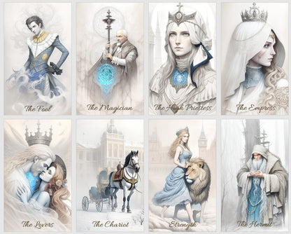 Divine Magic Tarot deck. Renaissance Purity and Innocence Tarot