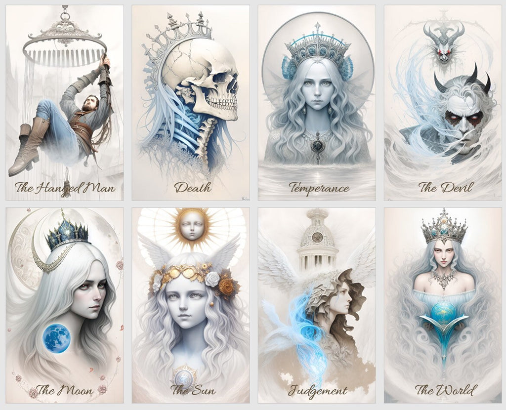 Divine Magic Tarot deck. Renaissance Purity and Innocence Tarot
