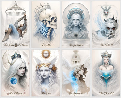 Divine Magic Tarot deck. Renaissance Purity and Innocence Tarot