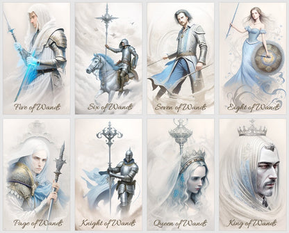 Divine Magic Tarot deck. Renaissance Purity and Innocence Tarot