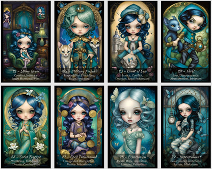Kipper cards. Oracle of Bavarian Miracles. Extended version.