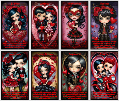 Lovers Oracle Card Deck: Handmade Fortune Telling Cards