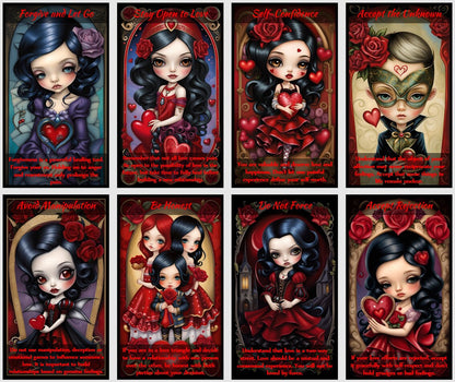 Lovers Oracle Card Deck: Handmade Fortune Telling Cards