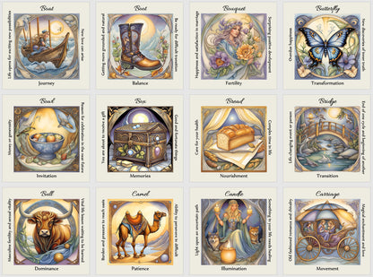 Tea Leaves & Dreams Oracle Cards – 124 Cards