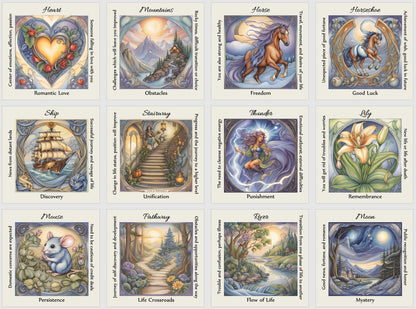Tea Leaves & Dreams Oracle Cards – 124 Cards