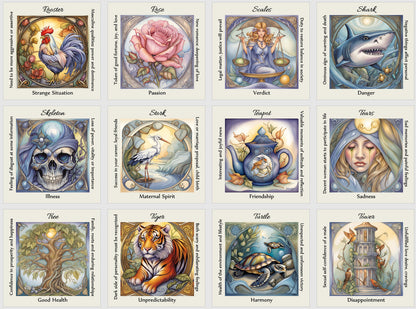 Tea Leaves & Dreams Oracle Cards – 124 Cards