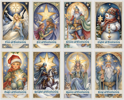 Christmas Tale Tarot Cards Deck: Noel Fortune Telling Cards