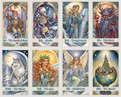 Christmas Tale Tarot Cards Deck: Noel Fortune Telling Cards