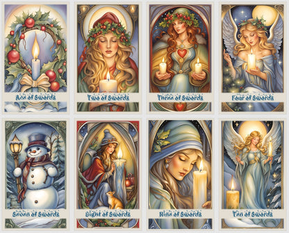 Christmas Tale Tarot Cards Deck: Noel Fortune Telling Cards