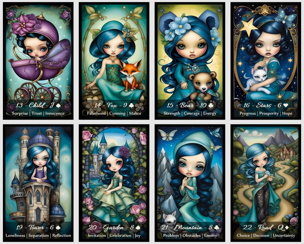 Miracle Lenormand Oracle cards deck.