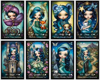 Miracle Lenormand Oracle cards deck.