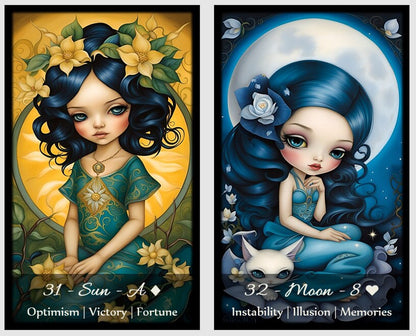 Miracle Lenormand Oracle cards deck.