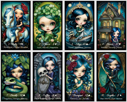 Miracle Lenormand Oracle cards deck.